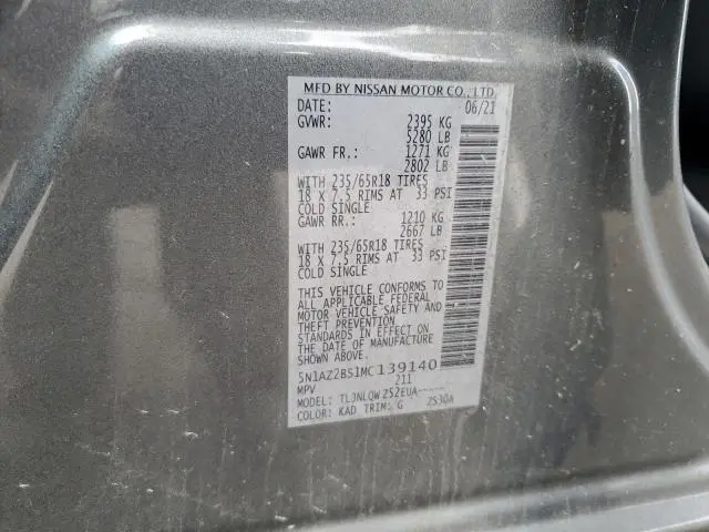 2021 NISSAN MURANO SV