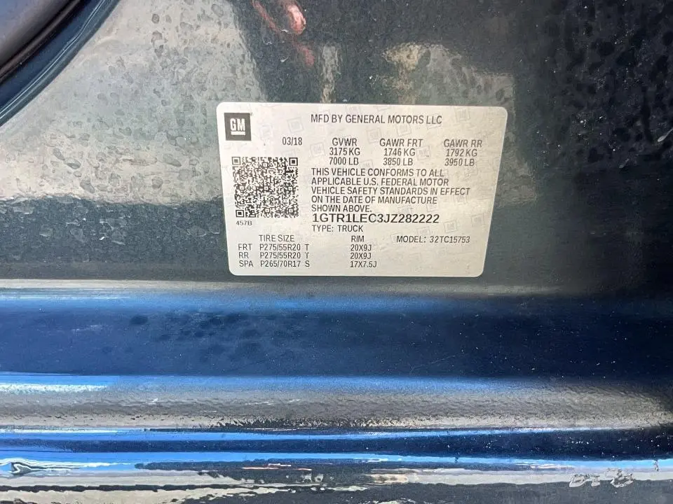 2018 GMC SIERRA C1500  