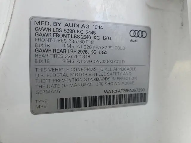 2015 AUDI Q5 PREMIUM