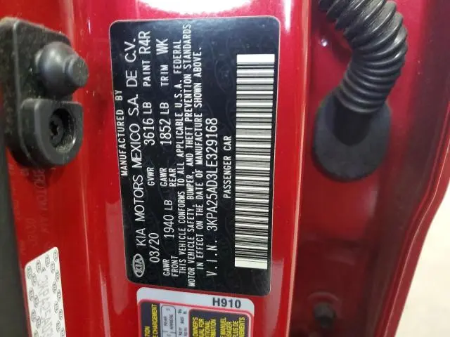 2020 KIA RIO LX  