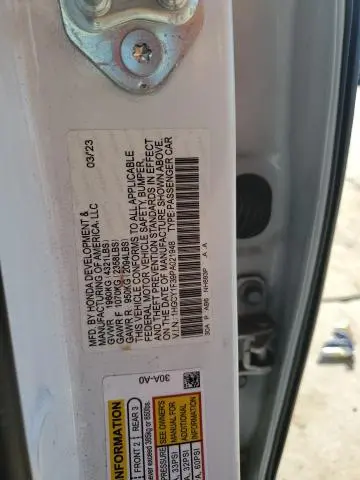 2023 HONDA ACCORD EX  