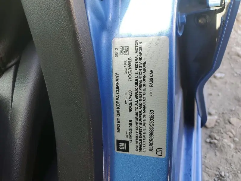 2013 CHEVROLET SPARK LS  