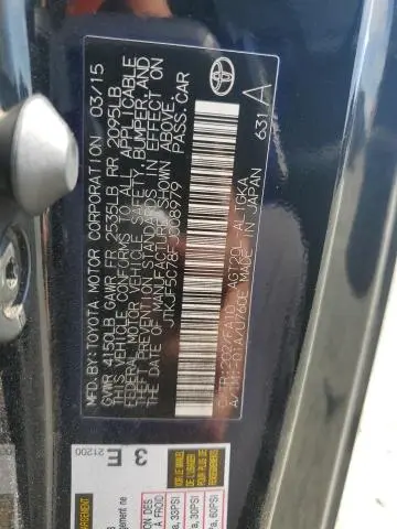 2015 TOYOTA SCION TC   