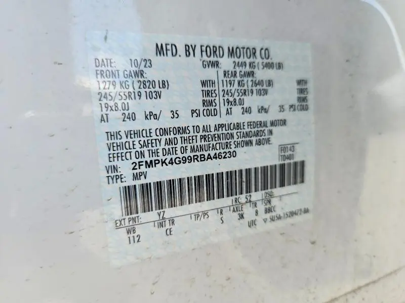 2024 FORD EDGE SE  