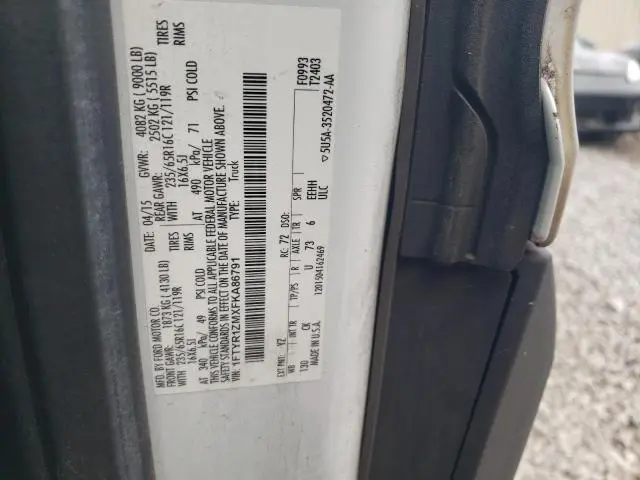 2015 FORD TRANSIT T-250