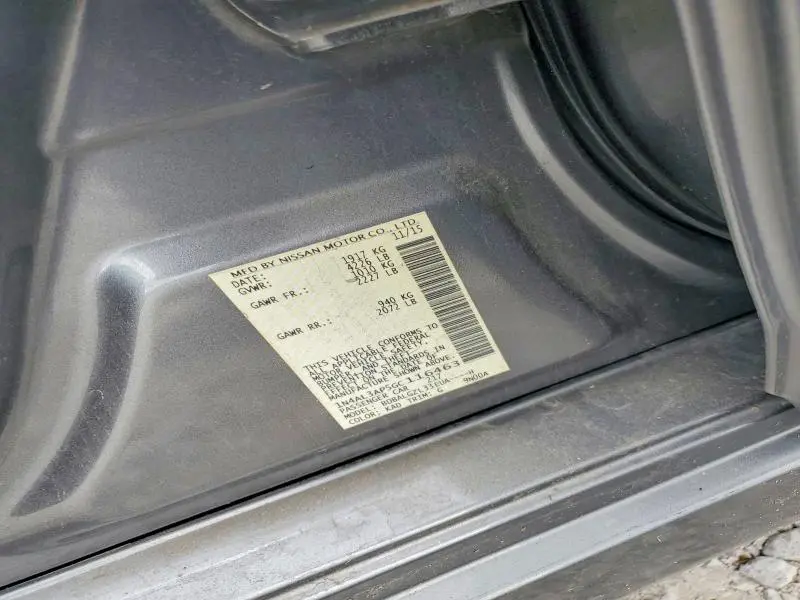 2016 NISSAN ALTIMA 2.5 S  