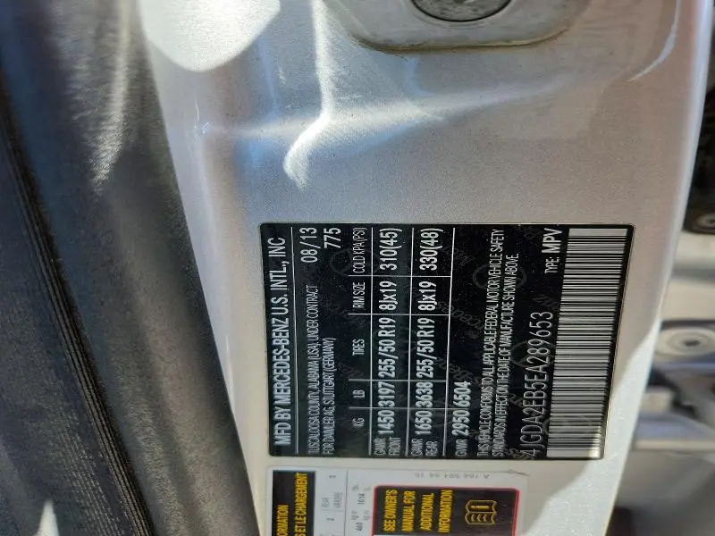 2014 MERCEDES-BENZ ML 350 BLUETEC  