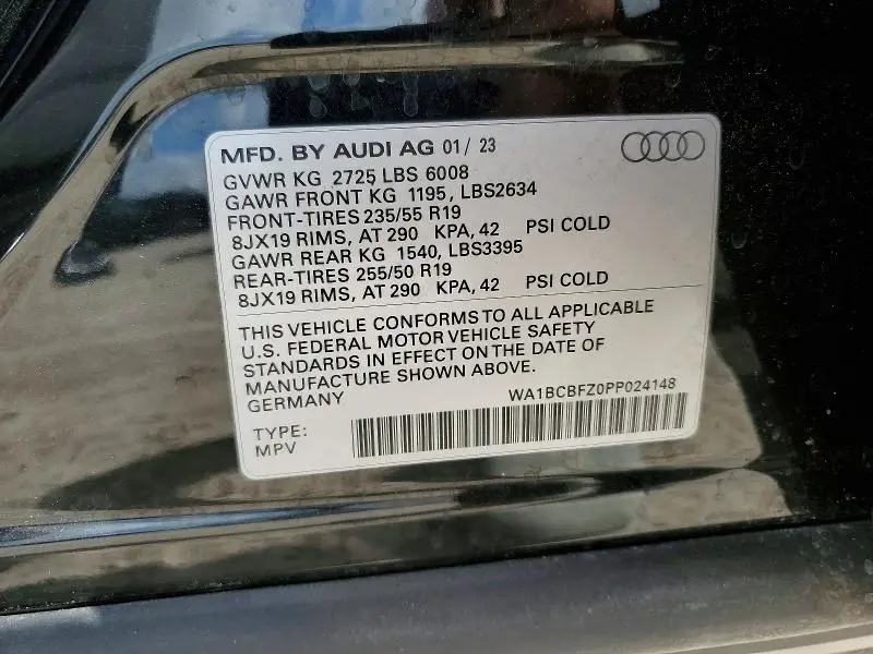 2023 AUDI Q4 E-TRON PREMIUM PLUS  