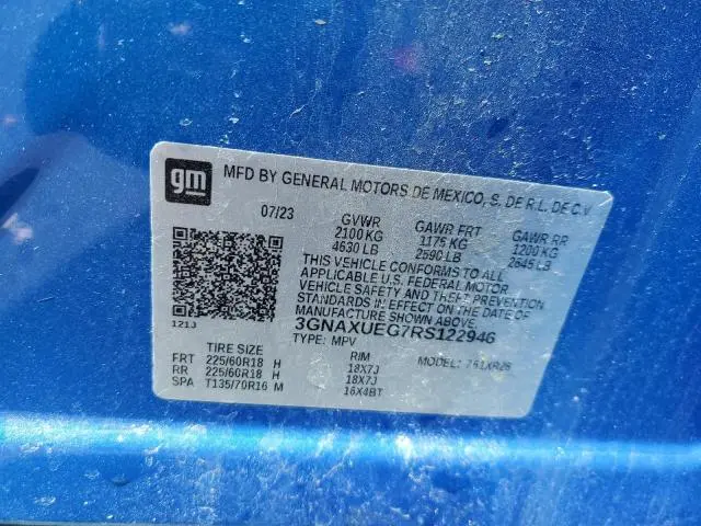 2024 CHEVROLET EQUINOX LT  