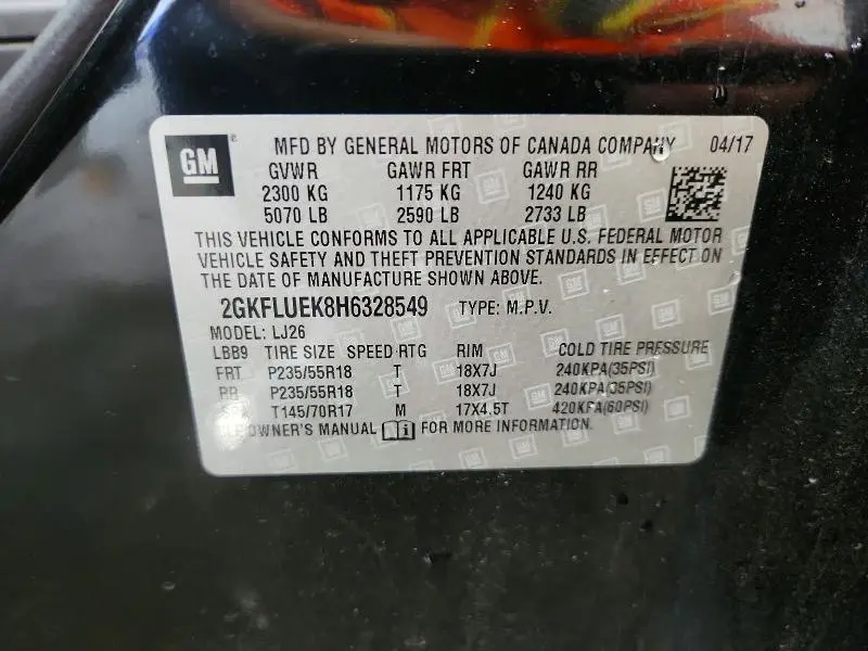 2017 GMC TERRAIN SLT  
