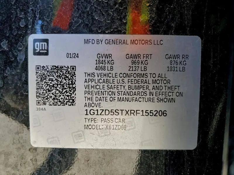 2024 CHEVROLET MALIBU LT  