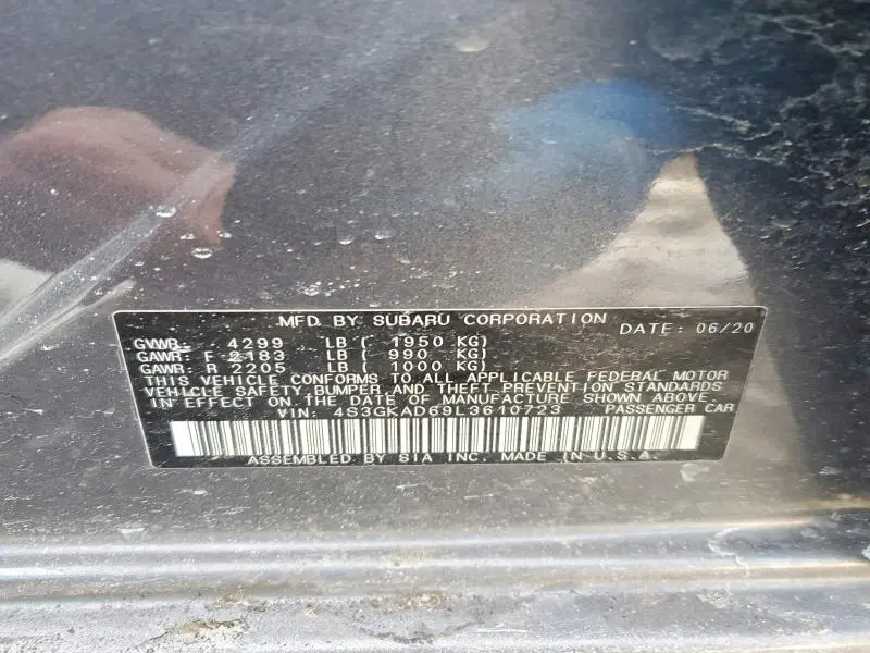 2020 SUBARU IMPREZA PREMIUM  