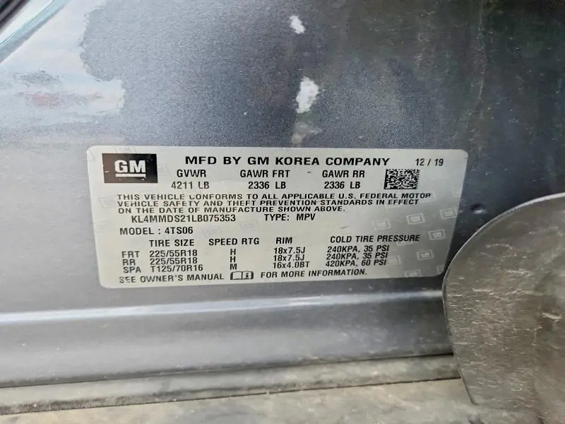 2020 BUICK ENCORE GX SELECT  