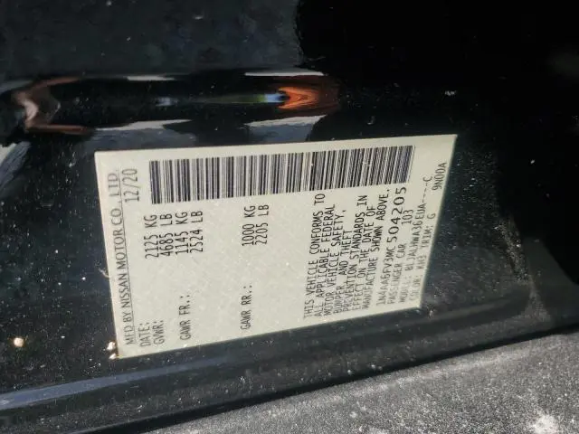 2021 NISSAN MAXIMA PLATINUM  