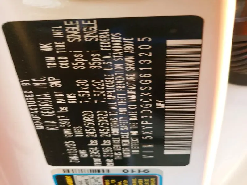 2025 KIA TELLURIDE EX X-LINE  