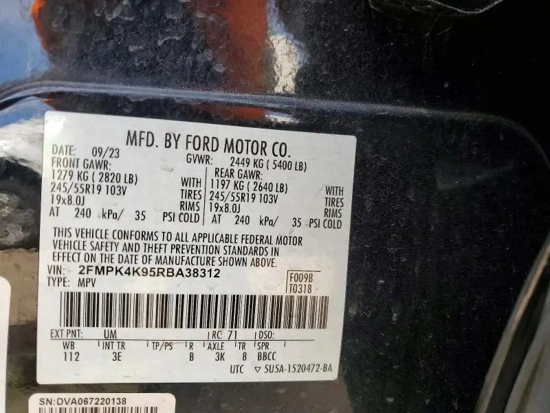 2024 FORD EDGE TITANIUM  