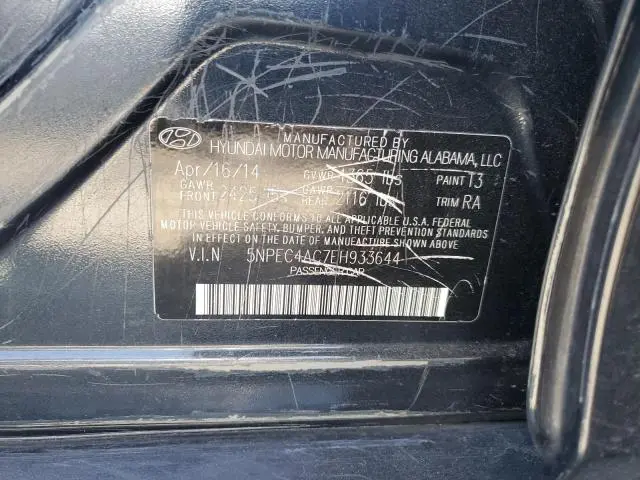 2014 HYUNDAI SONATA SE  