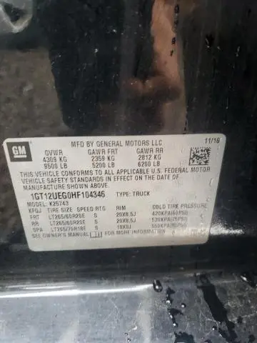 2017 GMC SIERRA K2500 DENALI  
