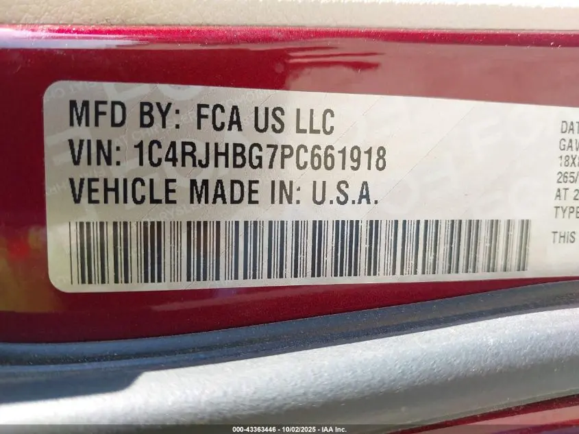 2023 JEEP GRAND CHEROKEE LIMITED 4X4