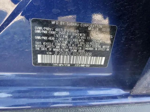 2024 SUBARU CROSSTREK PREMIUM  