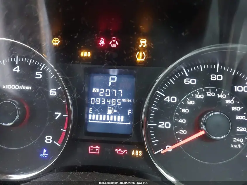 2015 SUBARU FORESTER 2.5I TOURING