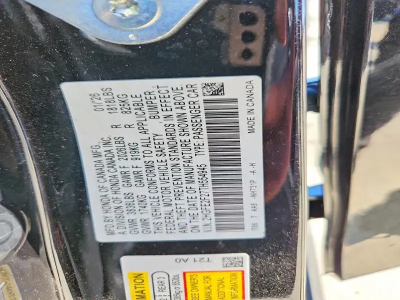 2026 HONDA CIVIC LX  