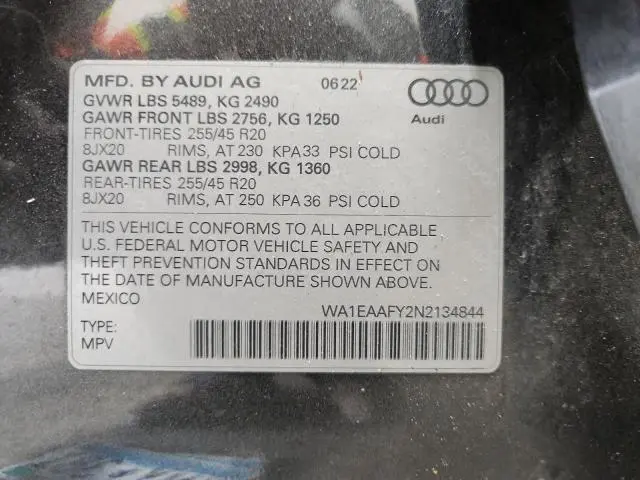 2022 AUDI Q5 PREMIUM PLUS 45  