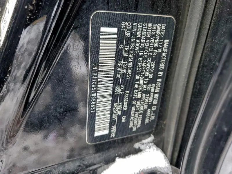 2020 NISSAN ROGUE SPORT S  