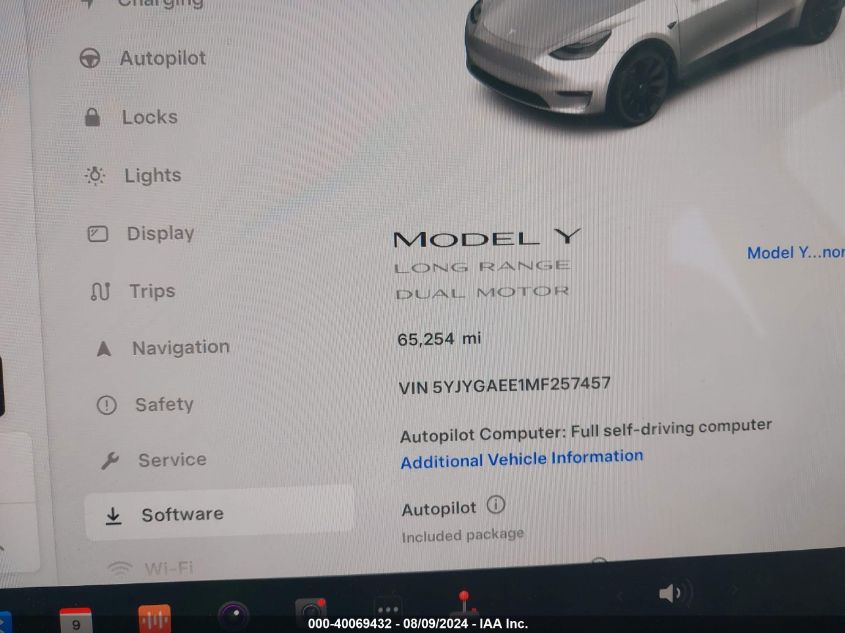 2021 TESLA MODEL Y  