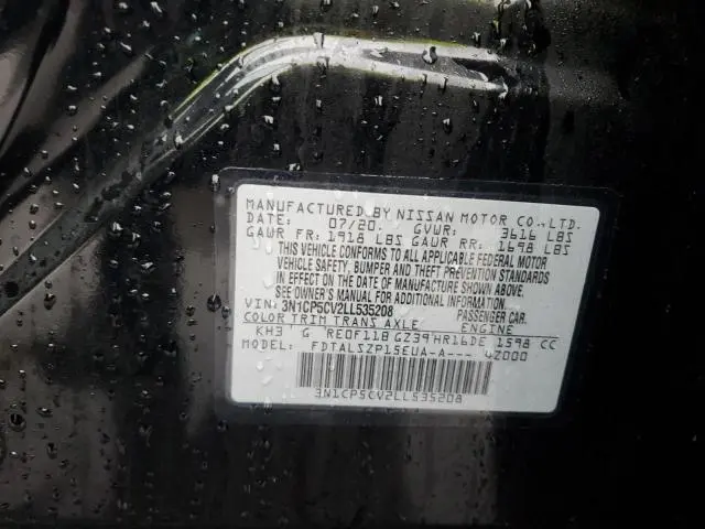 2020 NISSAN KICKS SV  