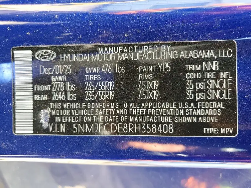 2024 HYUNDAI TUCSON LIMITED  