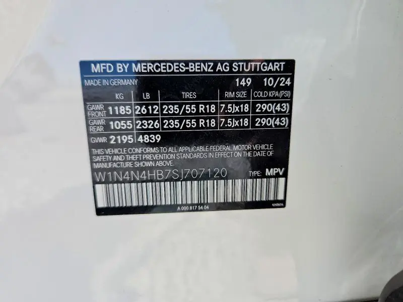 2025 MERCEDES-BENZ GLA 250 4MATIC  