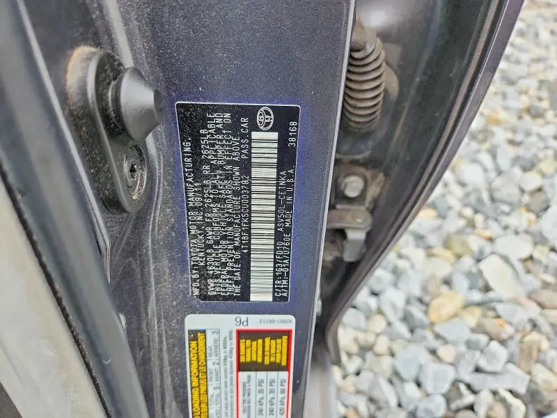 2012 TOYOTA CAMRY LE  