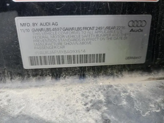 2011 AUDI A3 PREMIUM PLUS  