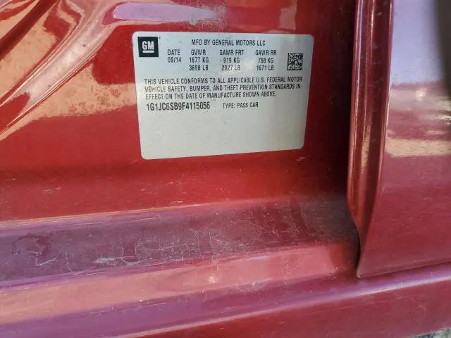 2015 CHEVROLET SONIC LT  