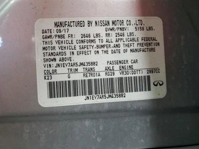 2018 INFINITI Q50 LUXE  