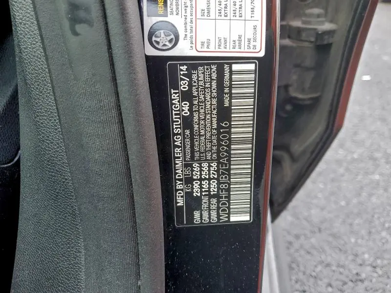 2014 MERCEDES-BENZ E 350 4MATIC  