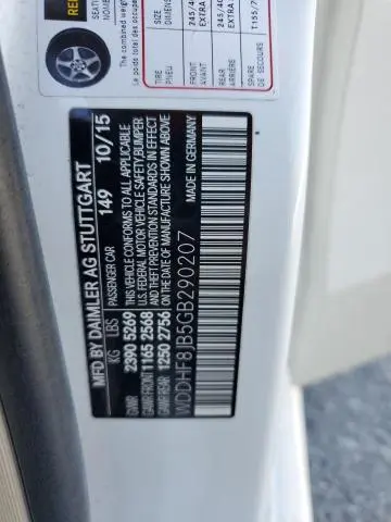 2016 MERCEDES-BENZ E 350 4MATIC  
