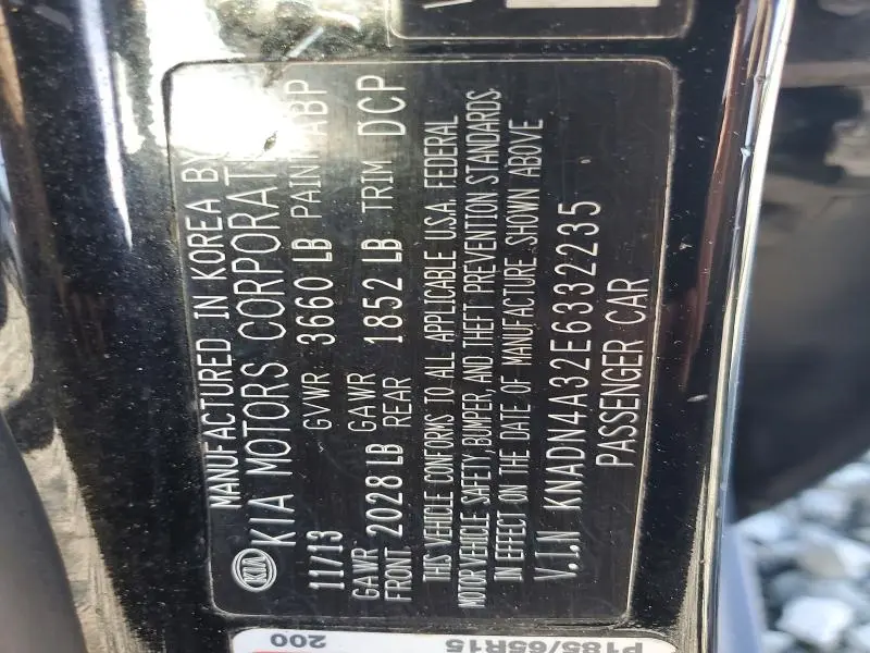 2014 KIA RIO EX  