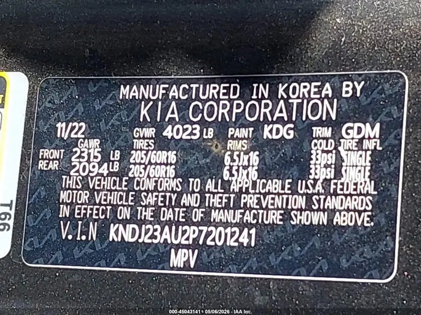 2023 KIA SOUL LX