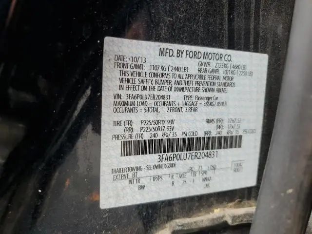 2014 FORD FUSION SE HYBRID  