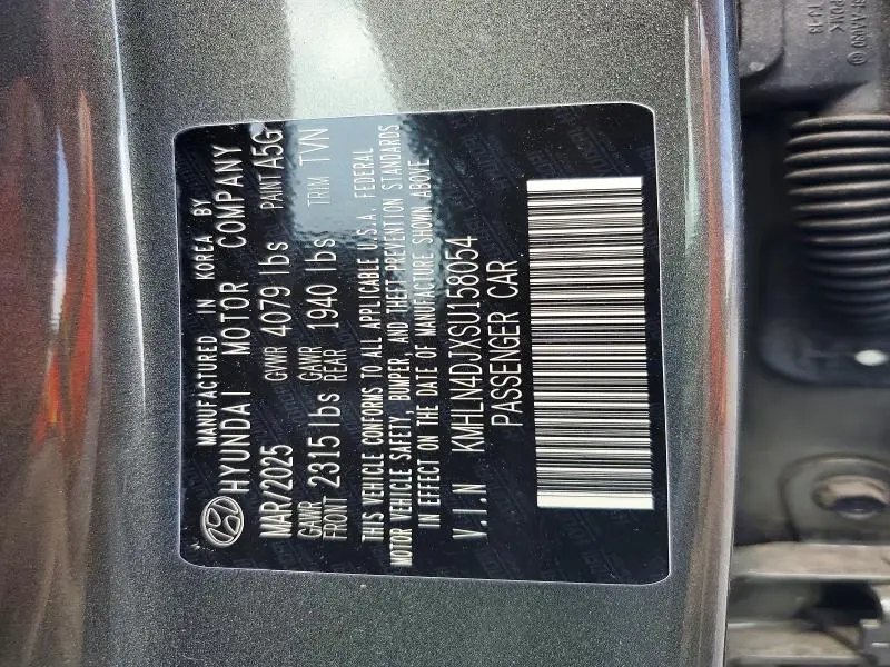 2025 HYUNDAI ELANTRA LIMITED  