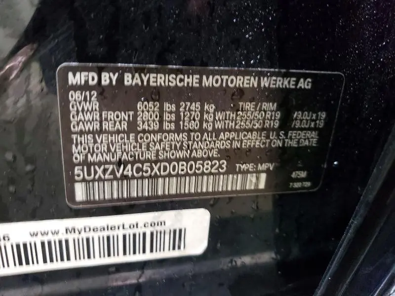 2013 BMW X5 XDRIVE35I  