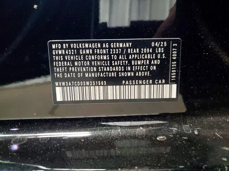 2025 VOLKSWAGEN GTI SE  