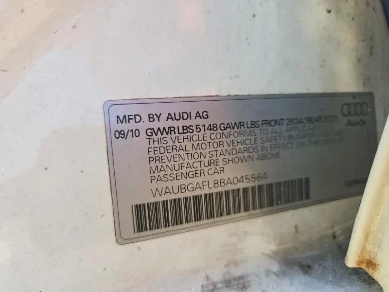 2011 AUDI S4 PREMIUM PLUS  