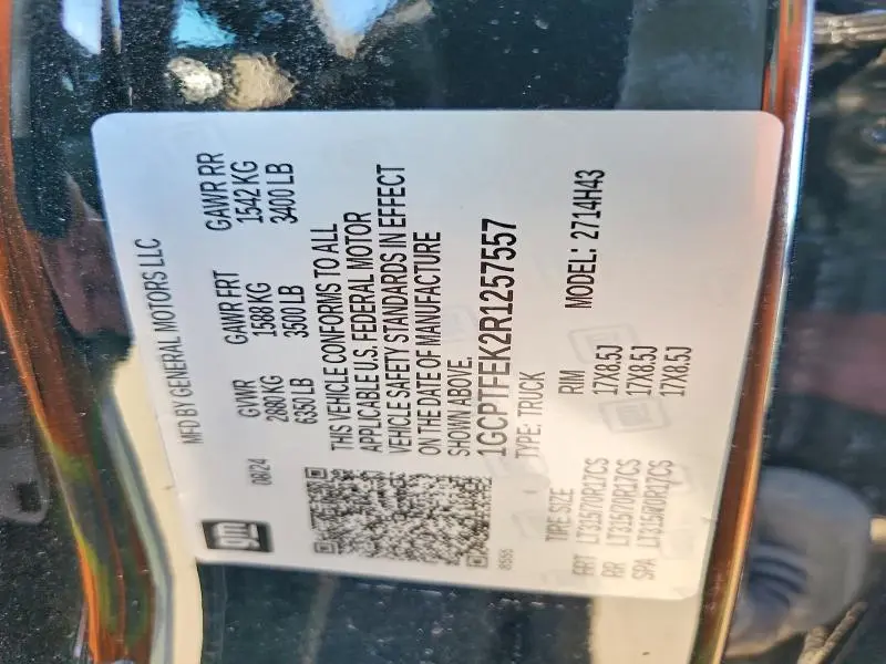 2024 CHEVROLET COLORADO ZR2  