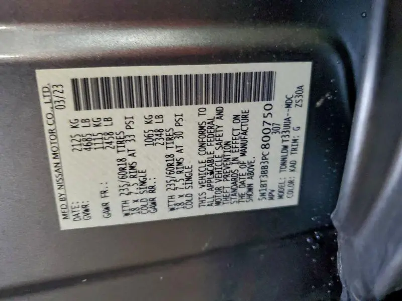 2023 NISSAN ROGUE SV  