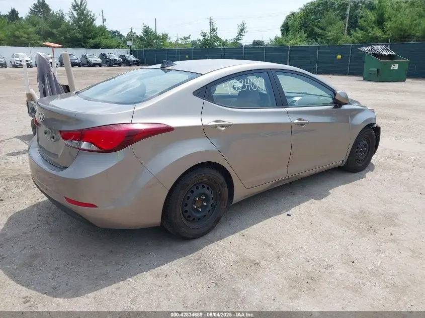 2016 HYUNDAI ELANTRA SE