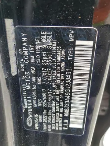 2016 HYUNDAI TUCSON LIMITED  