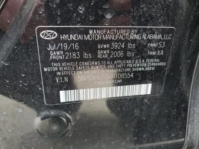 2017 HYUNDAI ELANTRA SE